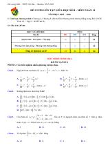 Đề cương ôn tập Giữa kì 2 Toán 12 trường THPT Việt Đức (Hà Nội) năm 2025–2026